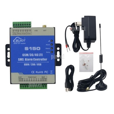 S150 4G GSM SMS 8 Way Remote Controller Alarm Relay Switch Supports Android APP