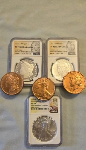 NGC Lot Of Coins - PR 70 Ultra Cameo Set - First Eagle Privy