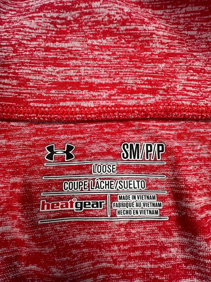 Camisa Under Armour Red Heat Gear Cuarto Cremallera Manga Larga (Hombre S) Foto 3 de 4