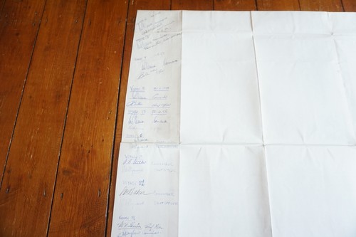 1953 Middlesex Capacity Deck Linen Shipping Plan F.S.N. Ltd Signed - Picture 7 of 7