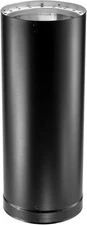 DuraVent DVL 6 in. x 24 in. Double-Wall Chimney Stove Pipe Black 6DVL-24