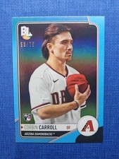Corbin Carroll 2023 Topps Big League Blue Foil  /75 #282 RC ROOKIE DIAMONDBACKS