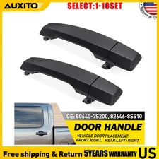 Exterior Door Handle for Nissan Titan PRO-2008-2015 Rear Left/Right Black 2-20X