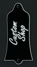 GUITAR TRUSS ROD COVER - Engraved - Fits USA GIBSON - CUSTOM SHOP - BLACK