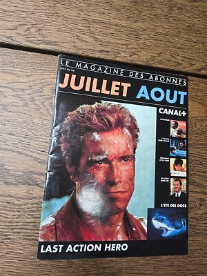 Le Magazine Des Abonnes Juillet Aout 1995 Last Action Hero Vtg