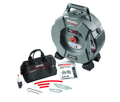 RIDGID FlexShaft K9-204+ Highspeed Rohrreinigung Trommel 76198 davor 64278 K9204