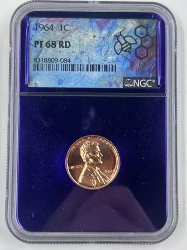 1964 1C NGC PR68RD Lincoln Memorial Cent