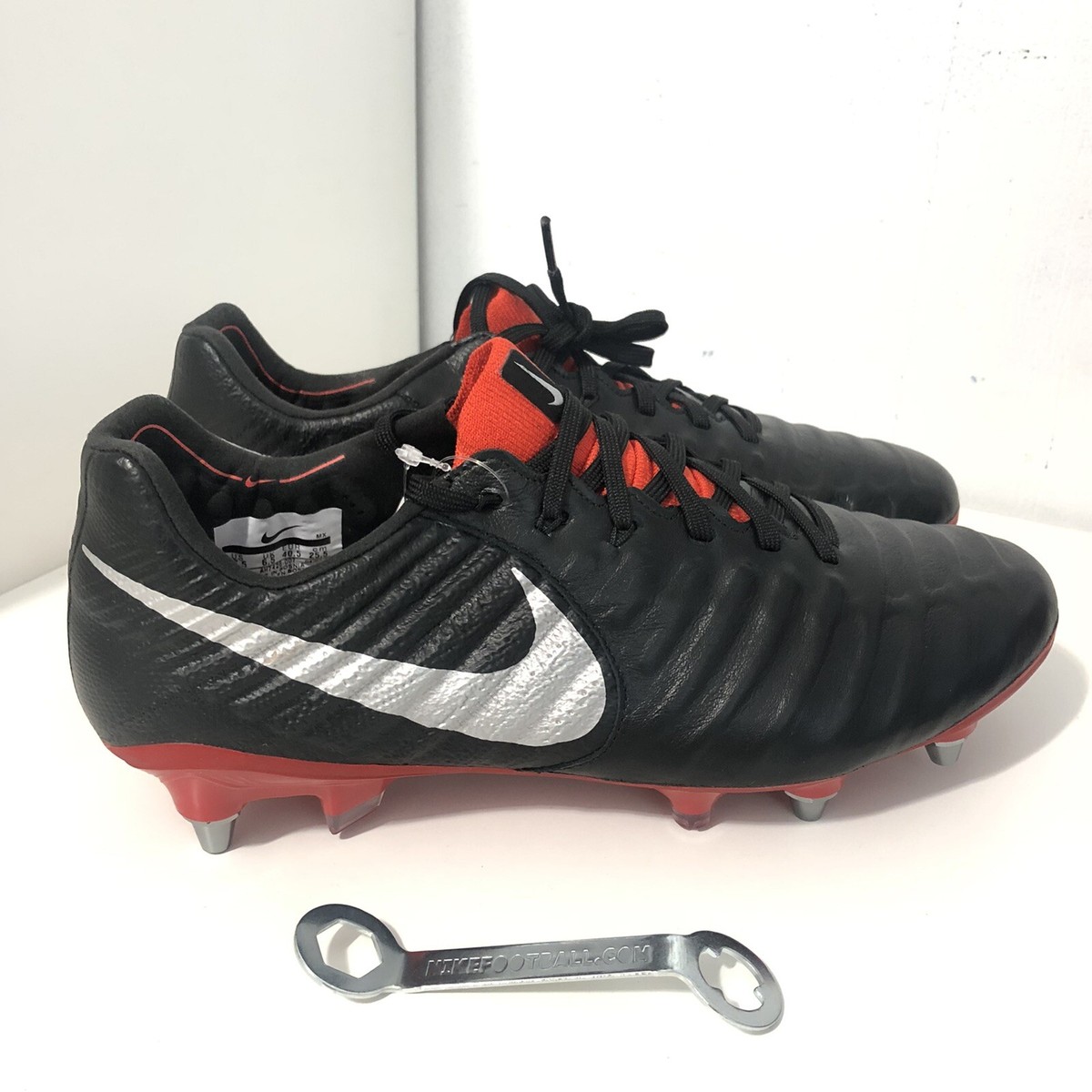 Nike Leather Tiempo Legend 7 Elite SG Pro Soccer AH7426 007 Mens