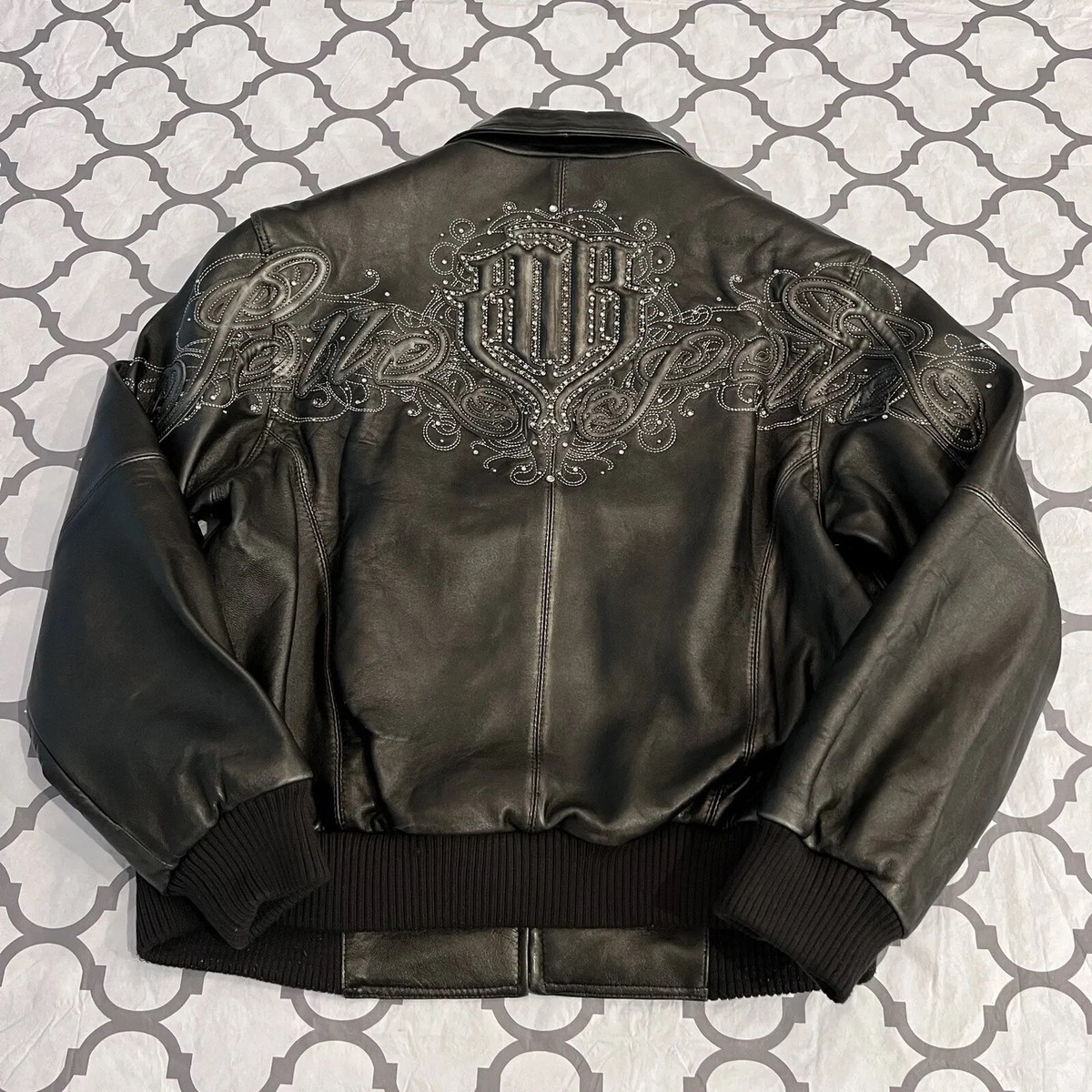 Pelle Pelle Marc Buchanan Embroidered Embellished 100 Pelle Pelle Marc Buchanan Embroidered Embellished 100