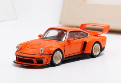 FY 1:64 Orange Porsche Singer DLS Turbo alloy car model