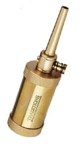 A1292 Traditions Solid Brass Black Powder Field Flask 2-1/2oz