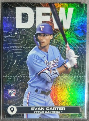 2024 Topps Series 2 Evan Carter RC DFW Insert SP Texas Rangers #CTC-16 Rookie NM