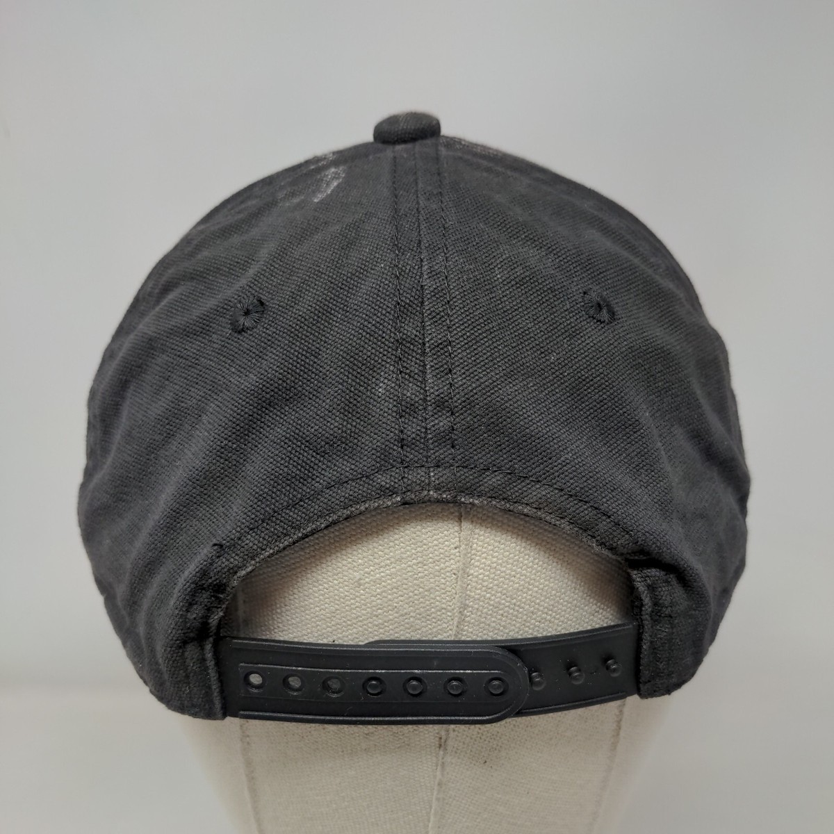 Genuine Dickies Snapback Hat Black One Size Adjustable Solid 6 Panel View 5