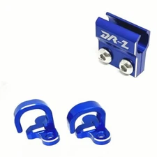 Blue Front+Rear Brake Line Hose Clamp Guide For Suzuki 2005-2023 DRZ400SM