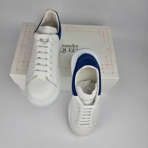 ALEXANDER MCQUEEN Oversized Men's White And Blue Sneakers New - 第 5/12 張圖片