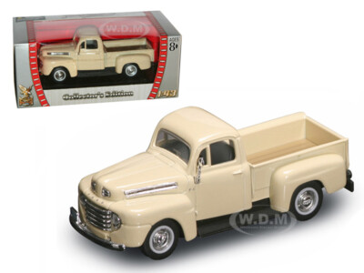 1948 FORD F-1 PICKUP TRUCK CREAM 1/43 DIECAST MODEL CAR BY ROAD SIGNATURE 94212