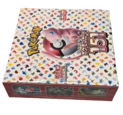 Pokemon card 151 Scarlet & Violet Booster Box sv2a Japanese