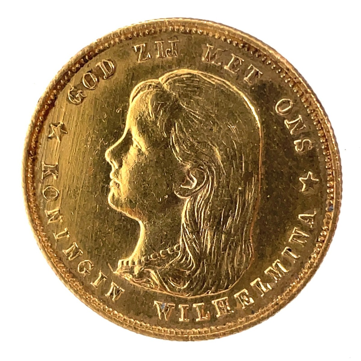 1897 NETHERLANDS Kingdom w Queen WILHELMINA Vintage Rare