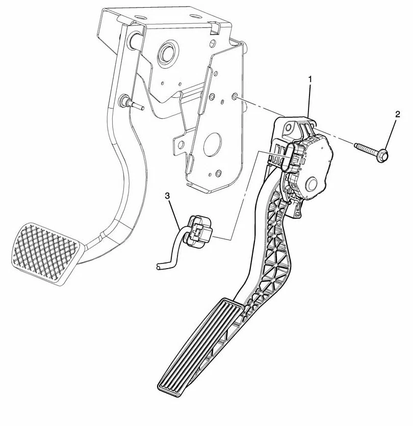 Nuevo sensor de pedal acelerador OE 25798449 2009-2017 Chevrolet Equinox GMC Terrain Foto 2 de 4