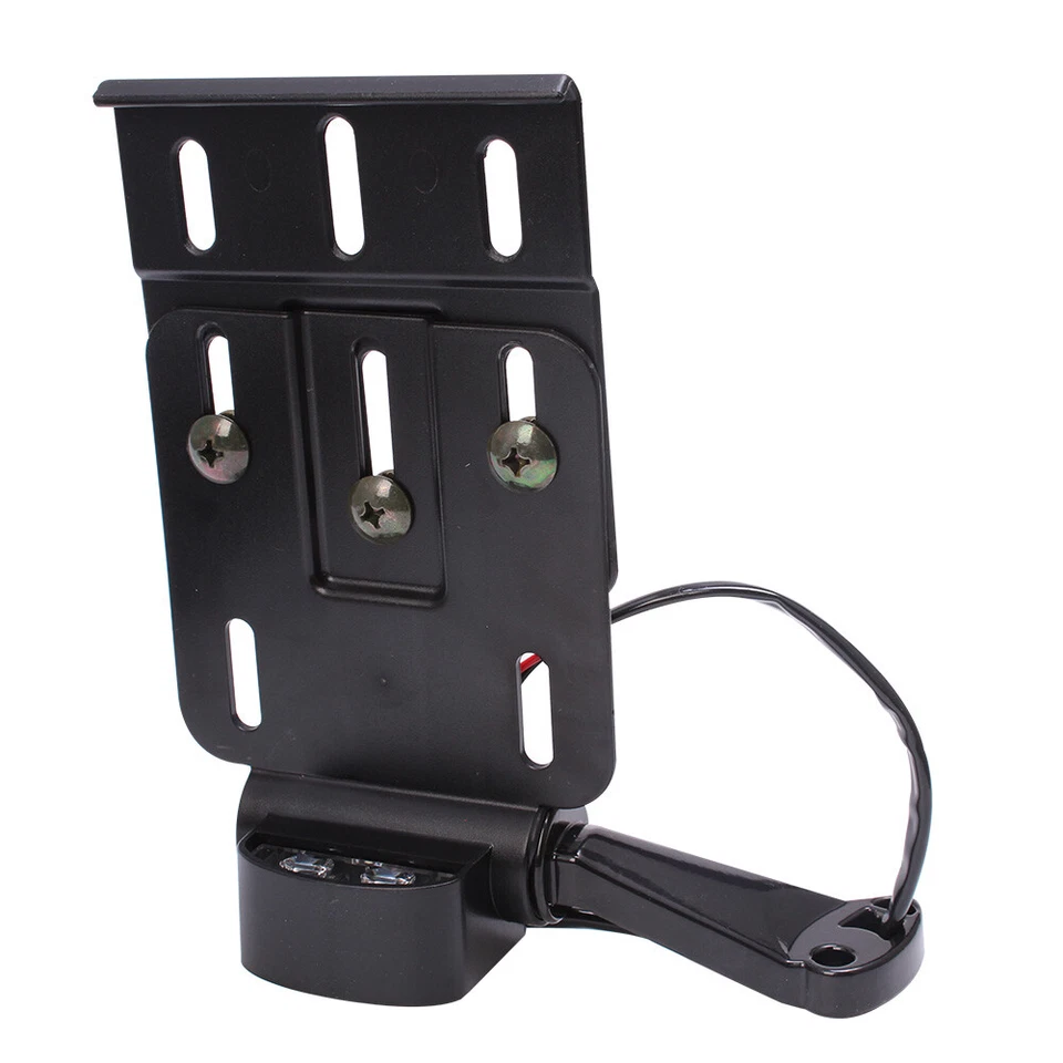 LED Side Mount License Plate Bracket For 2004-2016 Harley Sportster XL 883 1200 Foto 4 de 4