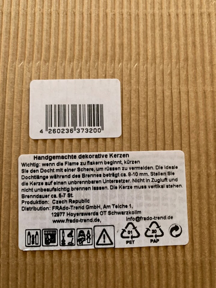 FRAdo Trend Kerze“Katze“ mit Kerzenhalter, neu | eBay.de