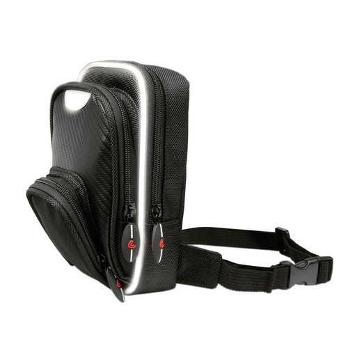 Borsello Borsa Marsupio Cosciale Coscia da gamba Impermeabile per Moto Scooter - Imagen 2 de 9
