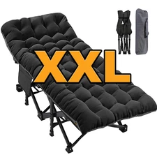 MOPHOTO Camping Cot XXL/ Standard Bed,Cots for Sleeping Bed For Office/Home Nap