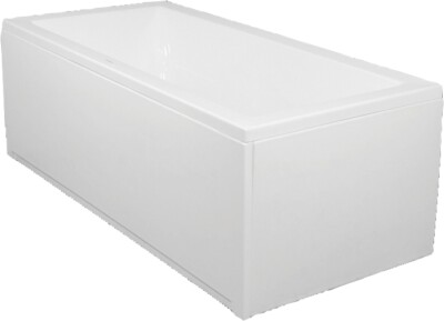 Badewanne 170 x 75, 170 x 80, 180 x 80cm,  Acryl, weiß, mit Schürze, Malibu Plus