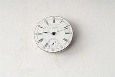 Waltham Antique Pocket Watch Movement 18 Size 15Jewel Runs CV-3