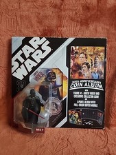 STAR WARS. 30TH ANNIVERSARY COIN ALBUM. DARTH VADER FIGURE & COIN. NEW