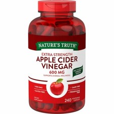 Nature's Truth Apple Cider Vinegar Capsules 600 MG 240 ct. 