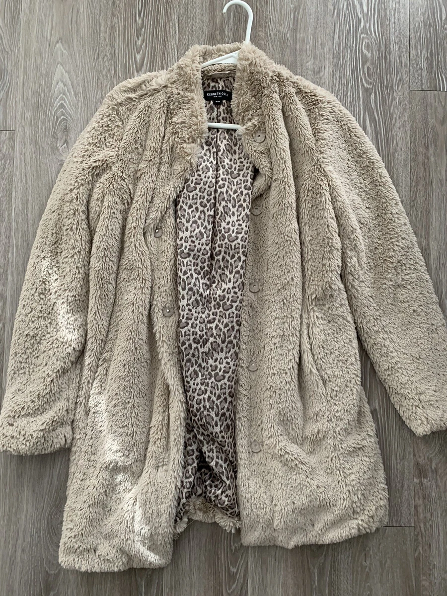 Kenneth cole faux fur clearance jacket