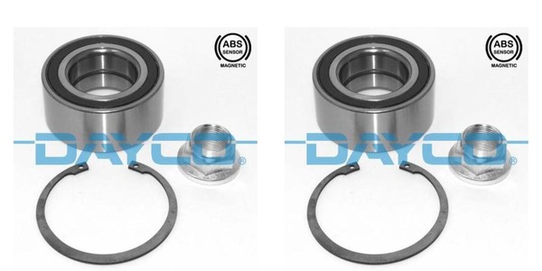 Dayco 2X Radnabe Radlagersatz Hinten FüR Land Rover Freelander 2 75 FA LF LN-image