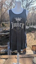 Juicy Couture Razor Back Tank Soft Jersey Mini Dress Size Small