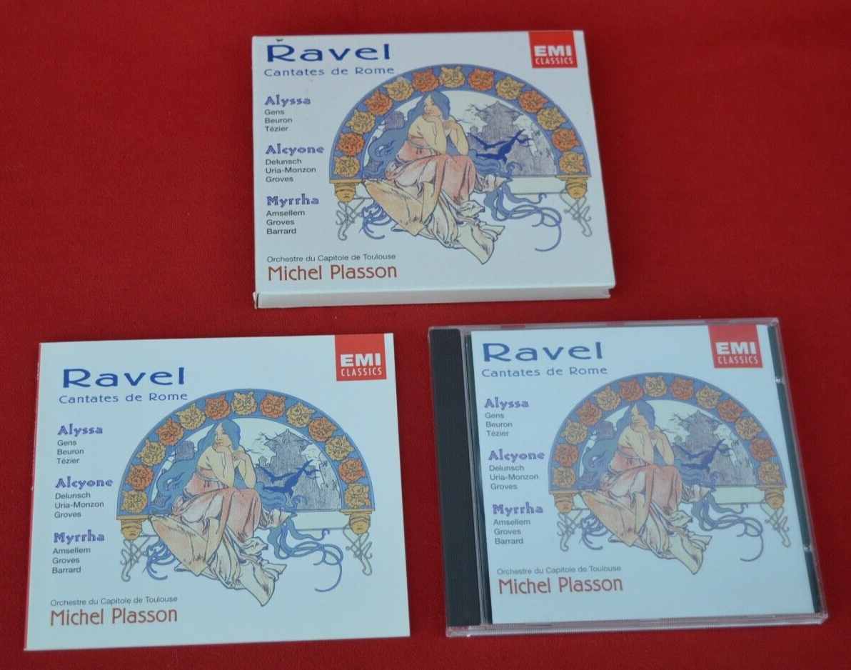 RAVEL: CANTATES DE ROME - Alyssa, Alcyone, Myrrha, Veronique Gens, GREAT CONDIT!