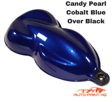 Candy Pearl Cobalt Blue Quart With Reducer Candy Midcoat Only Auto Paint Kit