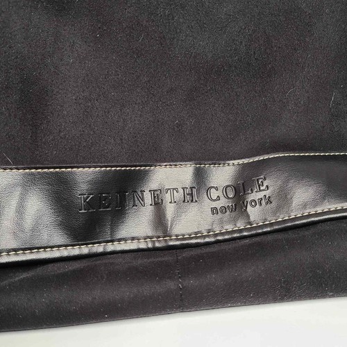 Kenneth Cole New York Faux Suede Messenger Bag, Size 15" - Picture 2 of 6