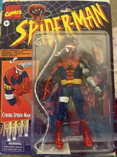 THROWBACK 🙂 🙂 🙂 Colección Retro Cyborg Spider-Man 🙂 🙂 MUNDIAL