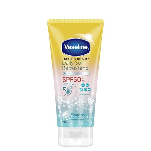 3x170ml Body Lotion Skin Vaseline Healthy Bright Serum Daliy Refresh SPF50+ 5 oz - Picture 8 of 11