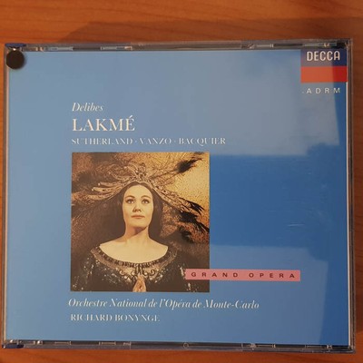 RICHARD BONYNGE Delibes Lakme DECCA WGER FULL SILVER EX/EX(2CD)