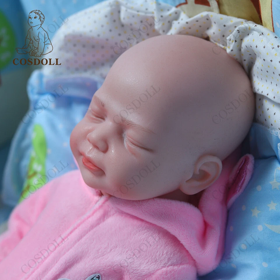 COSDOLL 18.5" Drink-Wet Girl Doll 6.13LB Soft Silicone Newborn Reborn Baby Dolls - Image 4 of 4