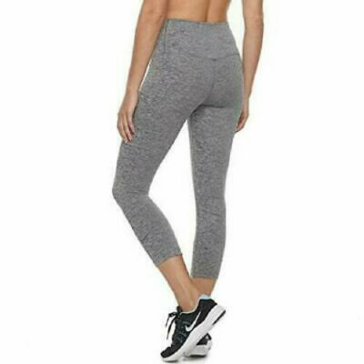 Nike Women's Power Sculpt Victory Grey Heather HR Leggings (933791