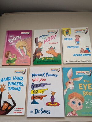 lot of 6 books By Dr. Seuss BRIGHT and EARLY BOOKS BEGINNING Beginners