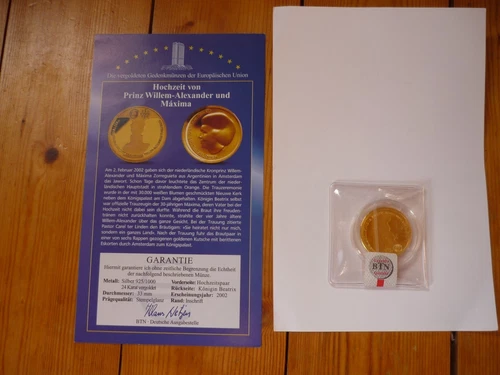 Dutch Euro Gold Coin Tien Euro 10 Gold Euro Beatrix Queen New