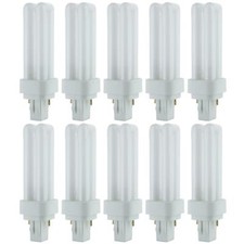 10 Pack Sunlite 13 Watt Pld 2-pin Double Twin Tube Gx23-2 Base Cool White 10 Pack Sunlite 13 Watt Pld 2-pin Double Twin Tube Gx23-2 Base Cool White