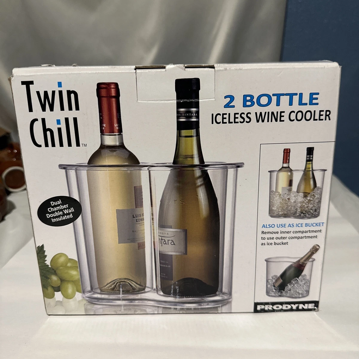 2 BOTTLE ICELESS WINE COOLER - Prodyne