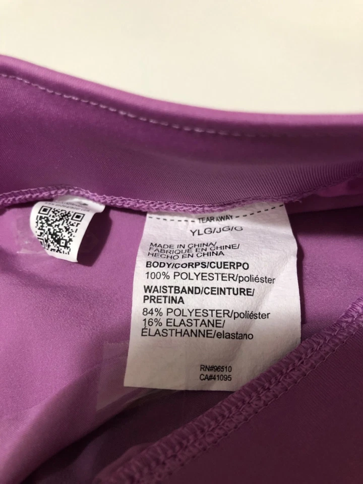 Under Armour Girls Shorts Purple Shorts Athletic Youth Large YLG - Image 3 of 4