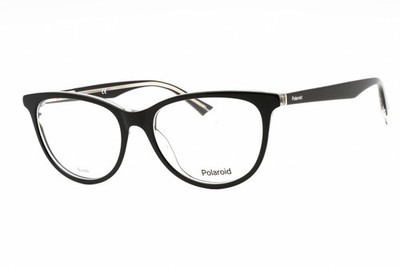 NEW Polaroid Core PLD D395 07C5 00 Black Crystal 51mm Eyeglasses