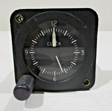 Cessna Borg Instruments Clock C664508-0101 Cessna Borg Instruments Clock C664508-0101