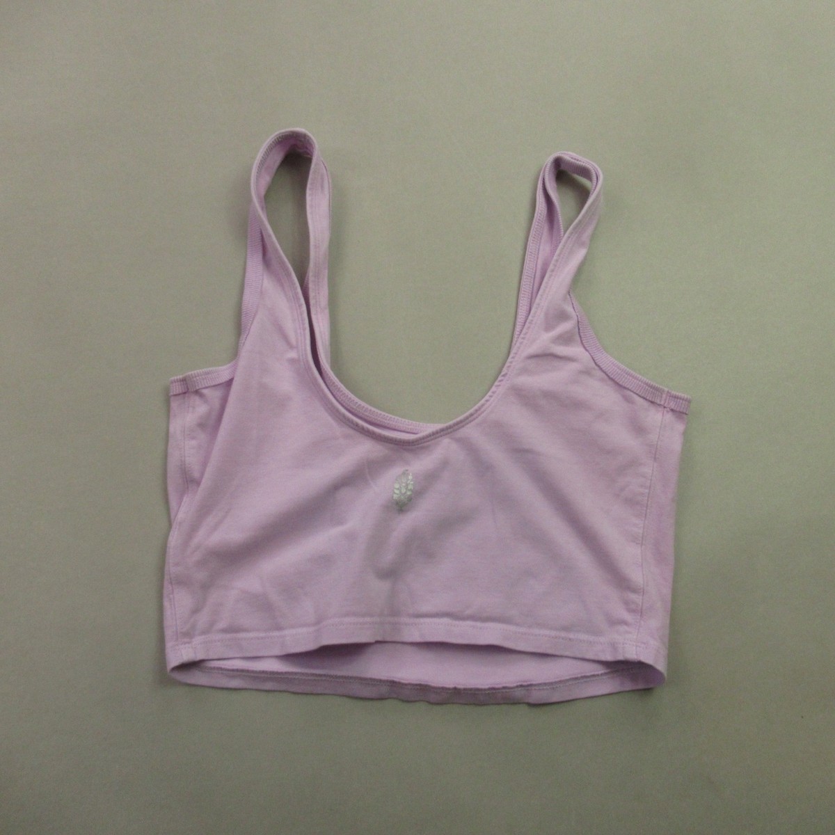 Free People Top Womens Medium Sleeveless Workout Gym Purple Crew Neck View 5